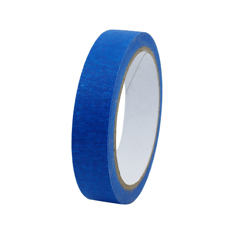 Blue masking paper tape wholesale does not leave glue high temperature resistant steam art oil painting adhesive paper masking decoration paint protection