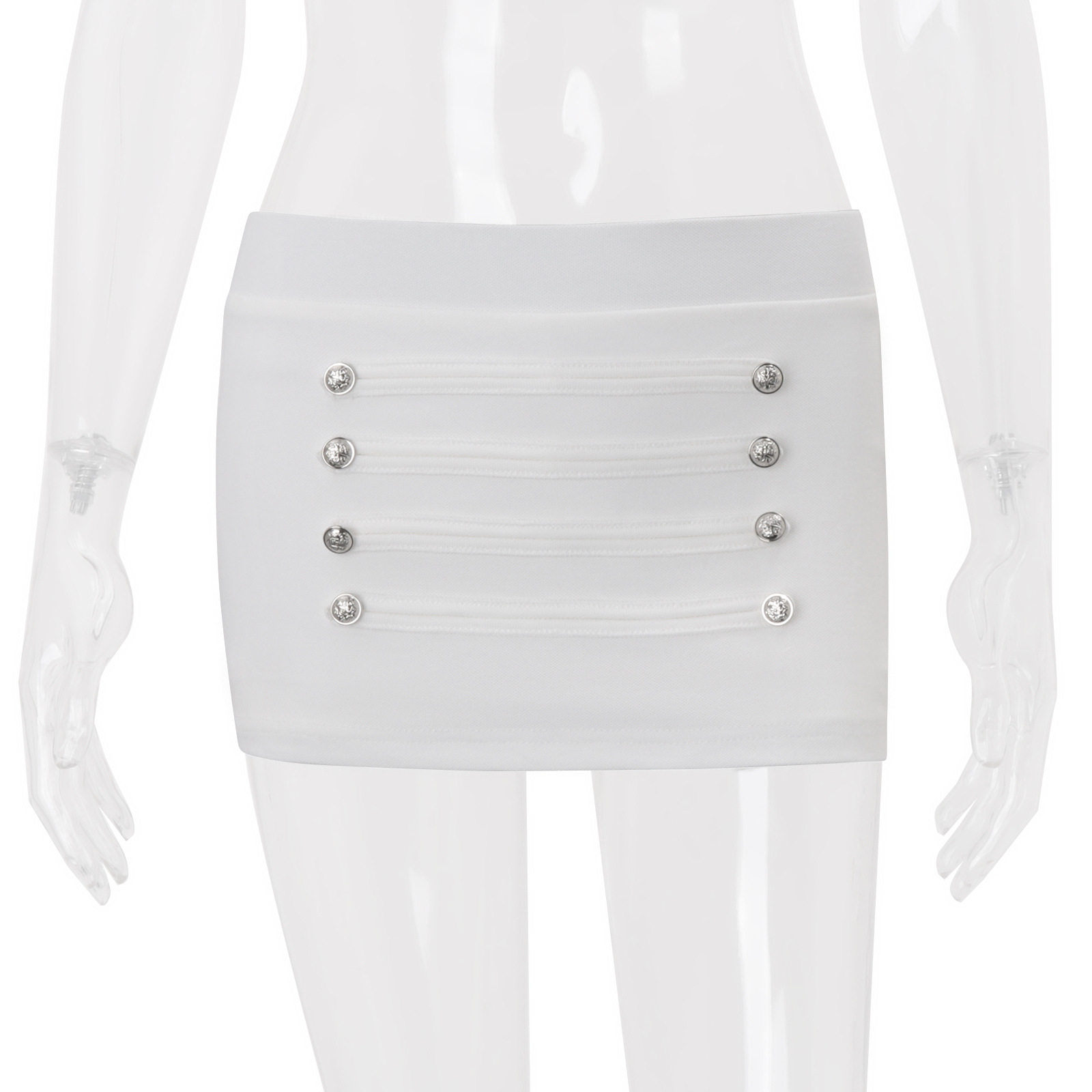 Mini Bodycon Skirt Sexy Low Waist Studded Decoration Summer Style Womens Fashion Wholesale Available