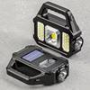 Multi-Function Rechargeable Long-Range Floodlight Searchlight Portable Lamp High-Power Cob Outdoor Flashlight Rechargeable Camping Light