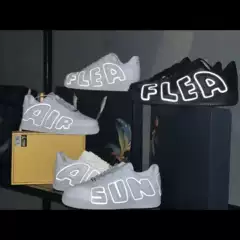 High-Quality Export Cpfm Air Force One Sneakers Af1 Collaboration Patch Lettering Air Reflective Street Style Cross-Border Trendy Shoes