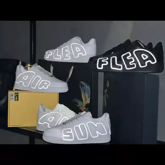 High-Quality Export Cpfm Air Force One Sneakers Af1 Collaboration Patch Lettering Air Reflective Street Style Cross-Border Trendy Shoes