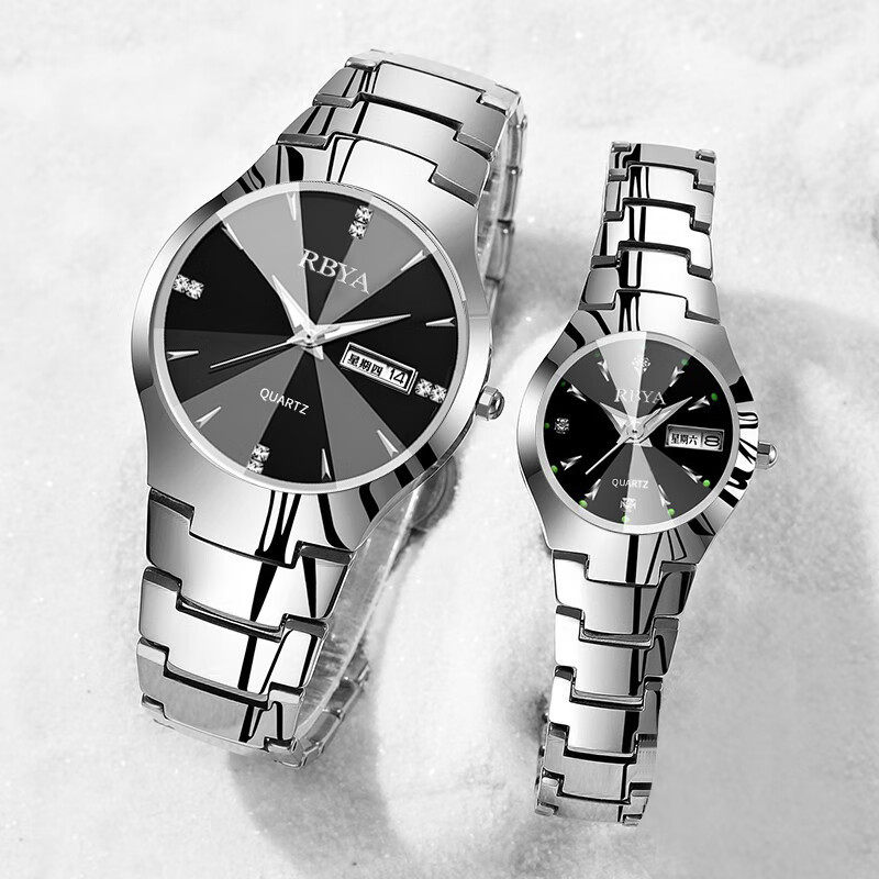 Factory Direct Simple Atmospheric Couple Watch Trendy and Fashionable Ins Waterproof Quartz Couple Watch