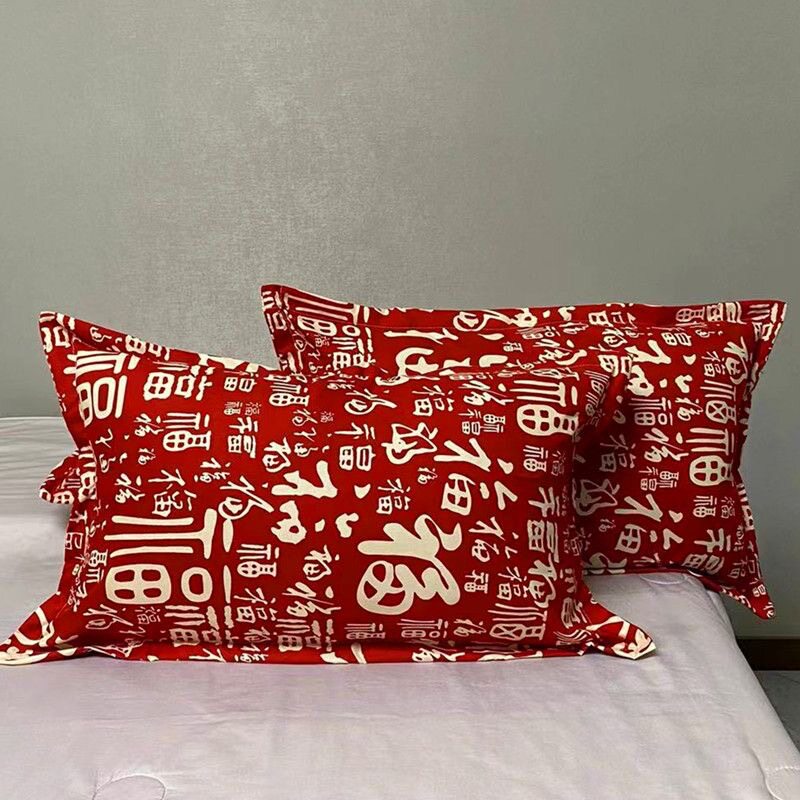 Student Brushed Pillowcase Enlarged 48*78cm Skin-Friendly Breathable Pillowcase Adult Single Pillowcase Manufacturer Wholesale