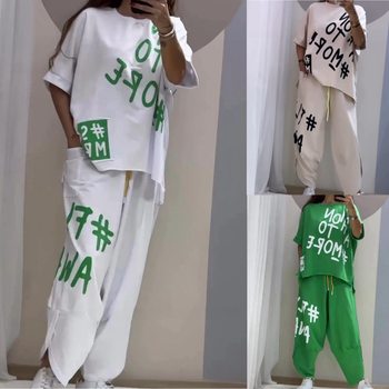 2024 INS Best Selling Letter Printing Leisure Sports Women's suit Women's Wear