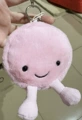Pink macaron pendant