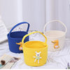 Woven Cotton Rope Storage Basket Cross-Border Cotton Thread Woven Basket Household Storage Basket with Lid Desktop Sundry Basket