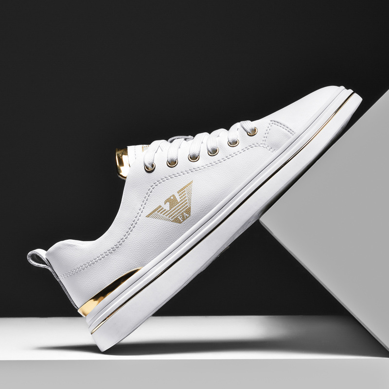 FA Genuine leather Breathable Men Winter 2021New White Tide Shoe Thin Model Tide Hundred Take Leisure Korean Shoe  FA真皮透气男鞋秋冬2021新款小白潮鞋薄款潮流百搭休闲韩版板鞋 FA Genuine leather Breathable Men Winter 2021New White Tide Shoe Thin Model Tide Hundred Take Leisure Korean Shoe 