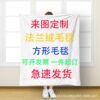Cross-border Amazon flannel single-sided digital printed blanket nap air conditioning blanket sofa small blanket a piece