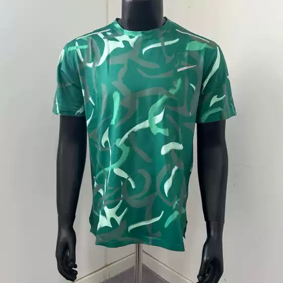 New Fashionable Short-Sleeved Casual Men's and Women's Summer T-Shirts Camouflage Quick-Drying Ice Silk