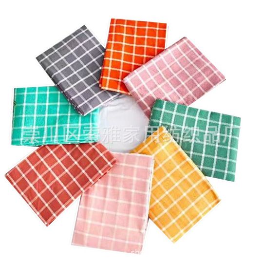 Cotton yarn-dyed washed cotton plaid fabric quilt cover bed sheet home textile home clothing pure cotton fabric factory wholesale