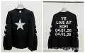 Ye live five-pointed star/black