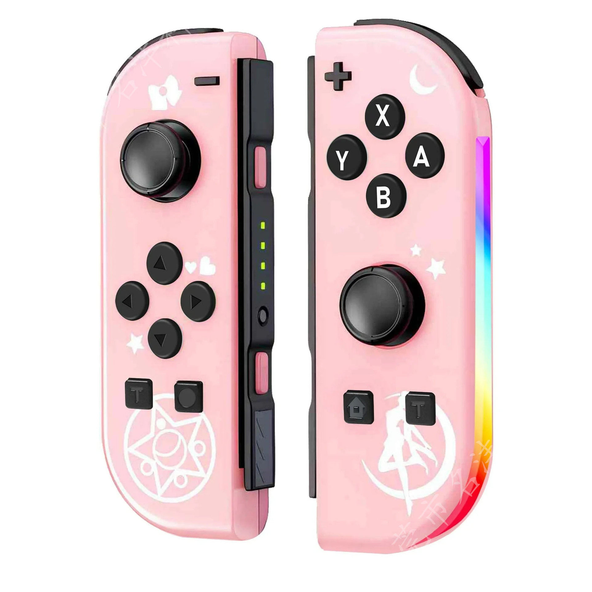 Ns Switch Left and Right Handle Joycon Handle Rgb Light Wake up Somatosensory Vibration Wireless Bluetooth Game Handle