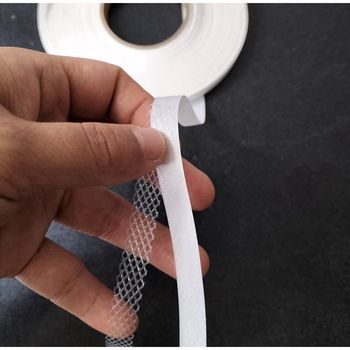 Non-Woven Clothing Accessories Cloth Curtain Glue Patchwork Lining Cloth Hot Melt Mesh Double-Sided Iron-On Adhesive Lining