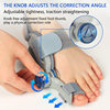 Toe Valgus Orthosis, Big Foot Bone Protrusion, Bend Overlapping Toe Corrector, Day and Night Toe Joint Corrector