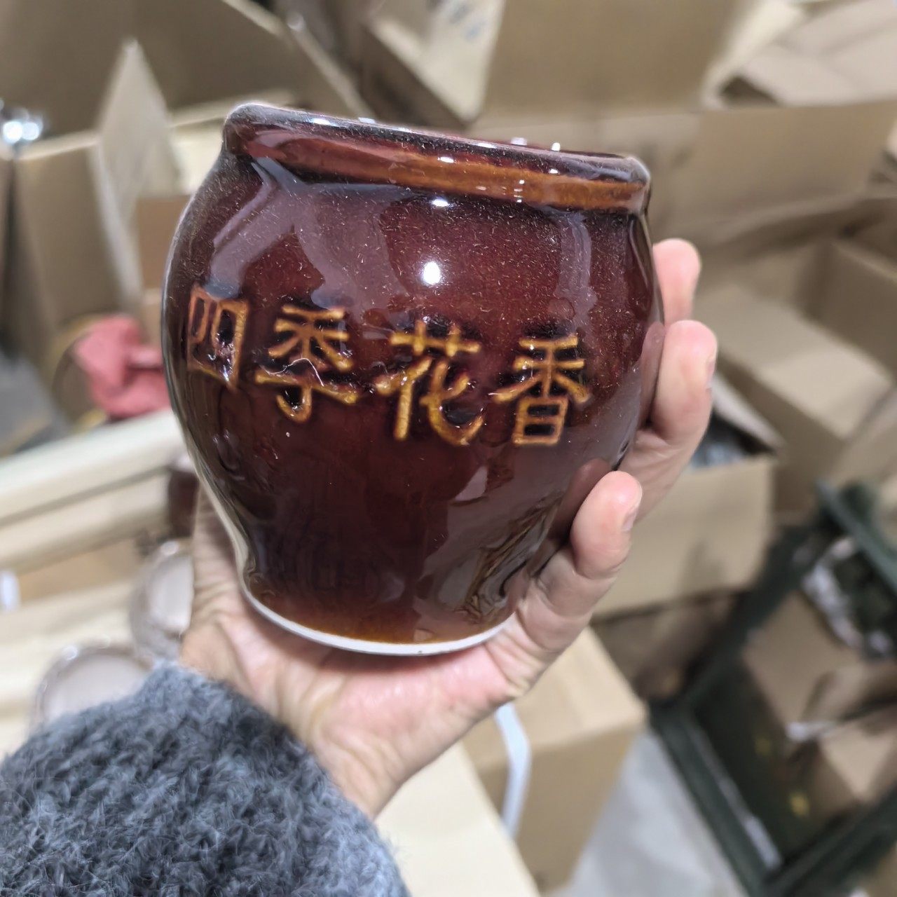 Manual Garlic Pounder Stone Garlic Mortar Garlic Masher Garlic Press Garlic Grinder Ceramic Garlic Mortar Jar for Home Use