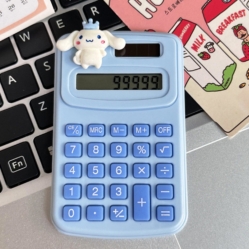 计算器创意可爱卡通学生办公文化用品高颜值迷你便携计算机批发