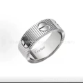 06 strap ring in white gold color