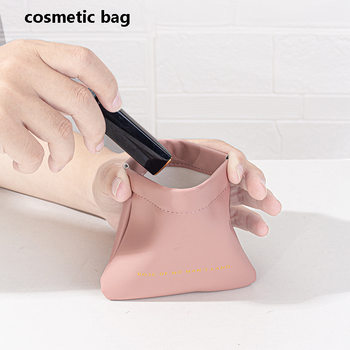 Automatic closed data cable storage bag lipstick bag wired headset portable bag power charger portable storage bag