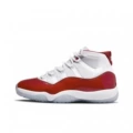 J11 high top white and red