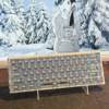 Glacier Blue Pc Transparent Keycap Pad Printing Original Light-Transmitting Adapter Wooting Us and Canadian Lionmai Magnetic Axis Keyboard