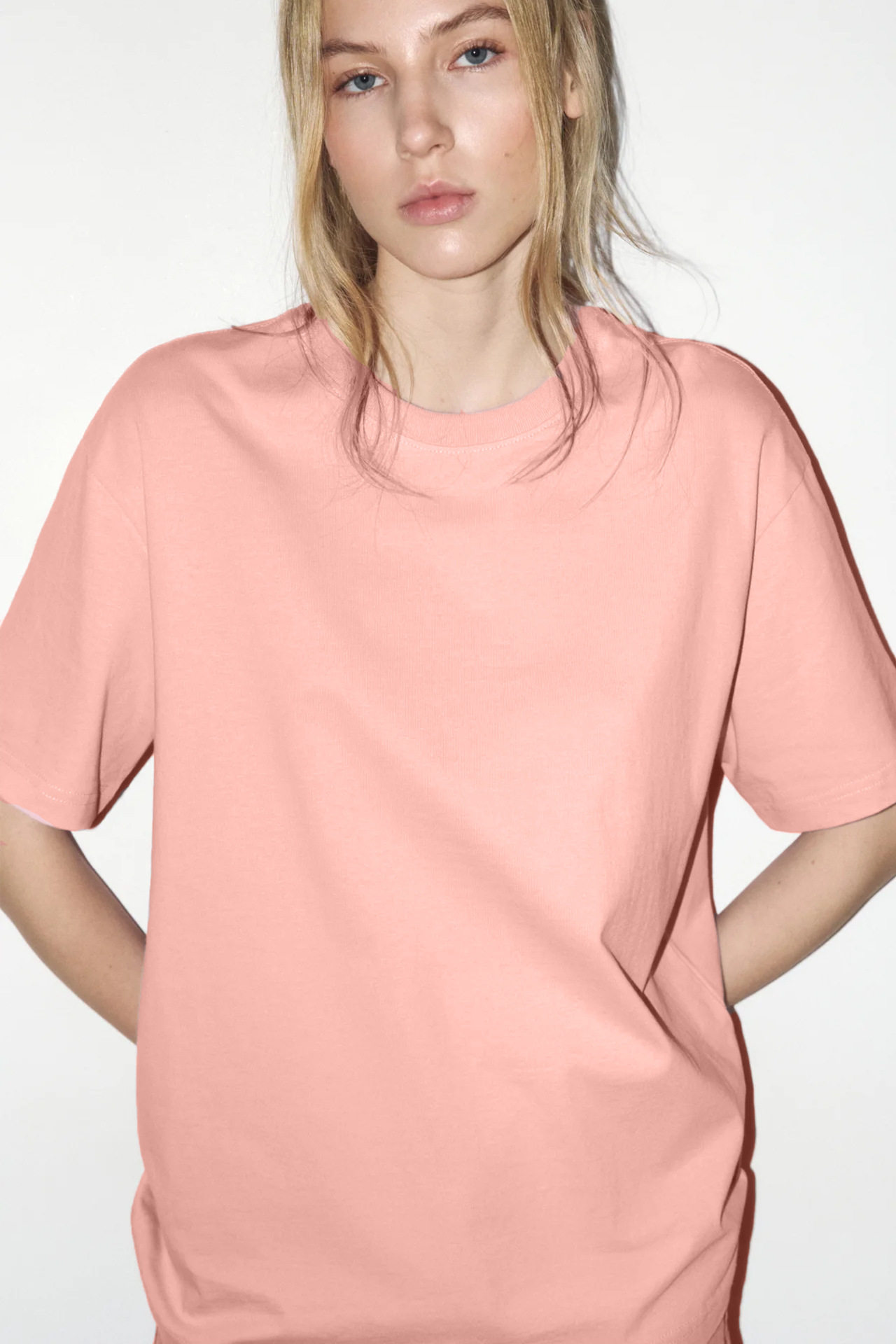 Womens 100 Cotton Solid Color T Shirt Round Neck Short Sleeve Versatile Style Spring Summer Collection Wholesale