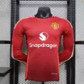 25-26 Manchester United Home Long Sleeve