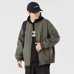 2024 Winter Spring and Autumn Distinctive Fashionable Brand Korean Men's Jacket Men's Top Flying Jacket Casual Sports Outdoor