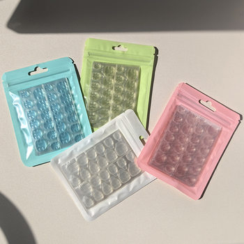 Jelly gel nail stickers 0.3mm wear special wear nail transparent strong nail patch children's nail