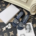 Navy blue diamond square heel 4cm