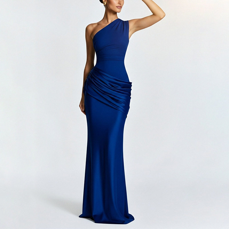 Elegant Bodycon Evening Dress Lightweight Luxurious Fabric Summer Style Perfect for Formal Events Wholesale