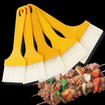 Commercial Food-Grade Lint-Free Oil Brush, Barbecue Brush, High Temperature Resistance, Household Kitchen Stall Baking Fried Skewers
