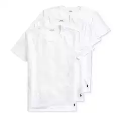 Polo Cross-Border Classic Style Pure Cotton T-Shirt Undershirt 1 Piece Round Neck Andov