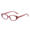 Korean Style Fashionable Anti-Blue Light Flat Glasses Street Style Plain Glasses Frame Versatile Oval Small Frame Cross-Border Trendy Flat Glasses