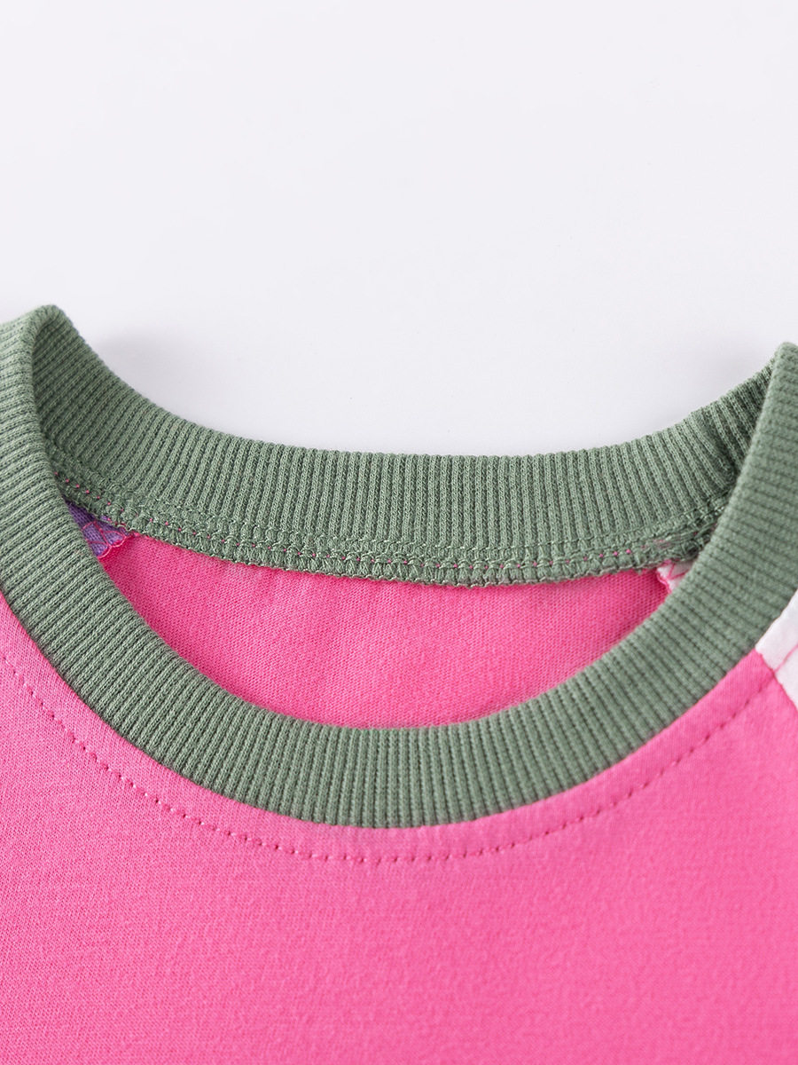 Custom-made Kids' Dress Wholesale, Autumn Long-sleeve Girls' Dress, Cartoon Cotton Kids' Dress