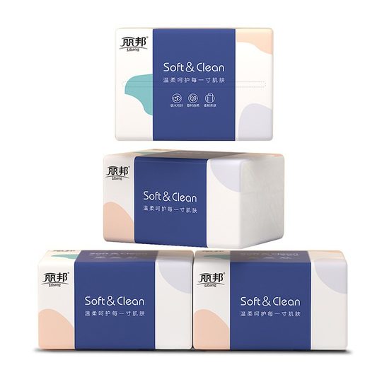 Libang 4-layer 360 sheets 6 packs convenient tissue toilet paper wholesale maternal and child affordable tissue factory one-piece delivery