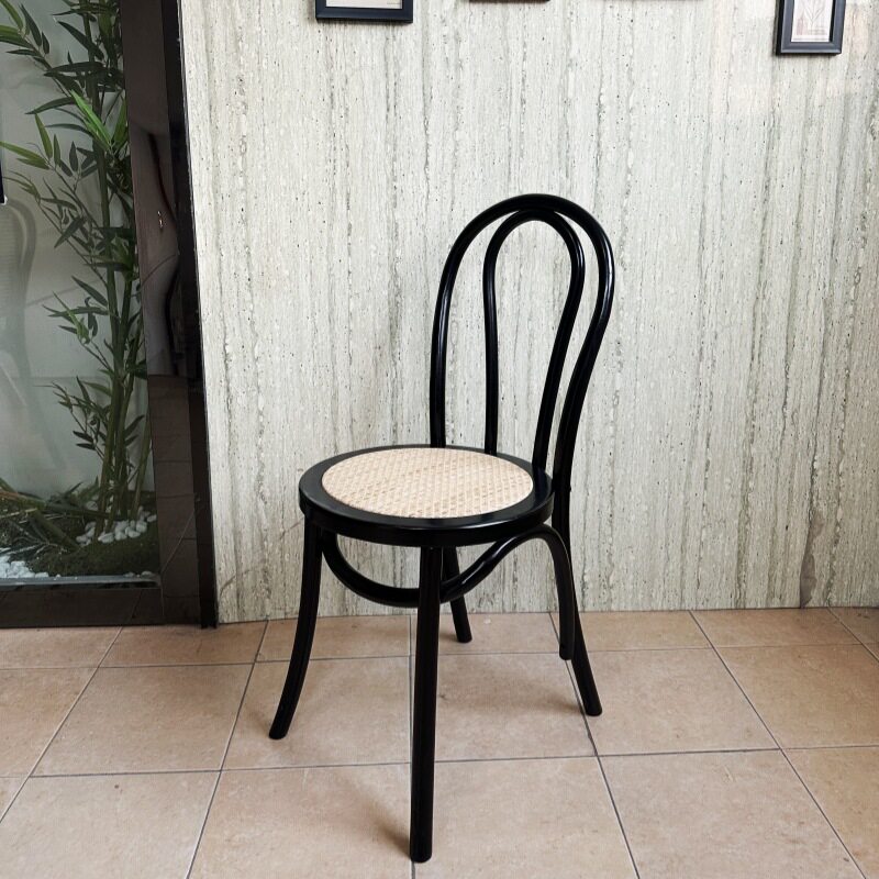 美式复古实木方形桌椅组合咖啡厅奶茶店甜品店西餐厅清吧商用桌子