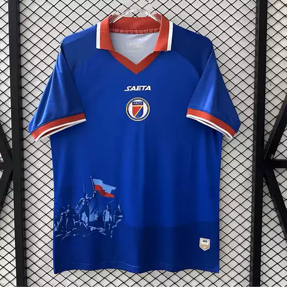 Adult Football Jersey T-Shirt Niche Sport National Team Haiti Soccer Jersey 26 World Cup Men's Top New Style