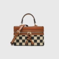 Checkerboard Brown (with Logo)