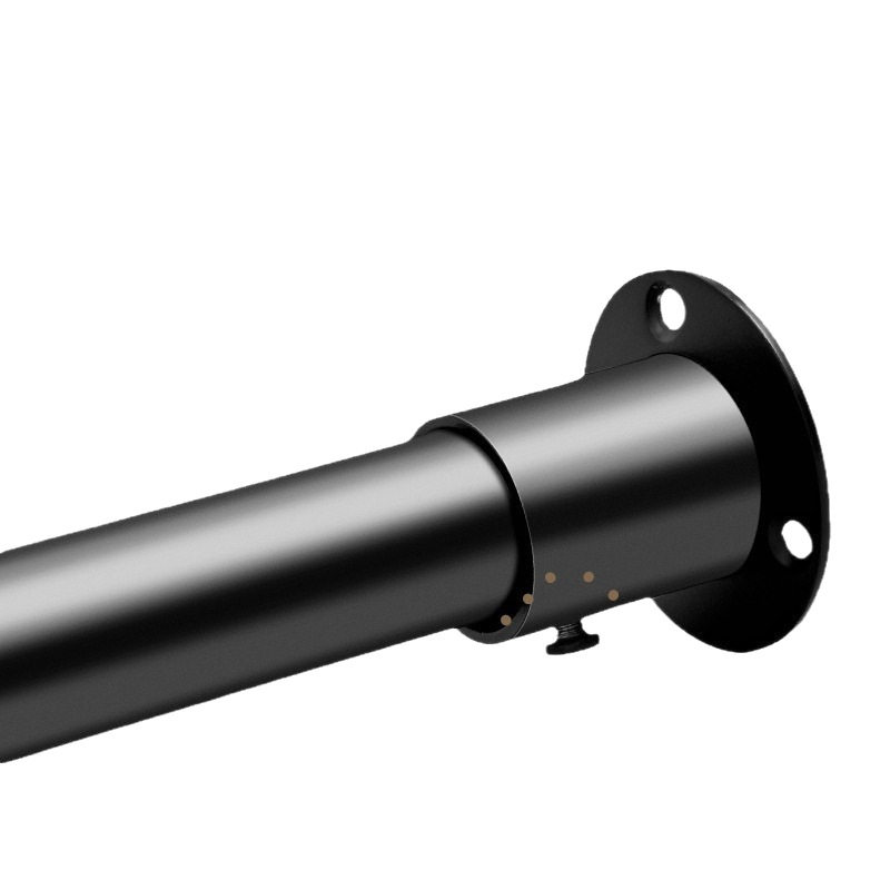 Source factory shower curtain rod toilet bathroom clothes hanging rod perforated telescopic rod clothes drying rod straight rod wardrobe curtain rod