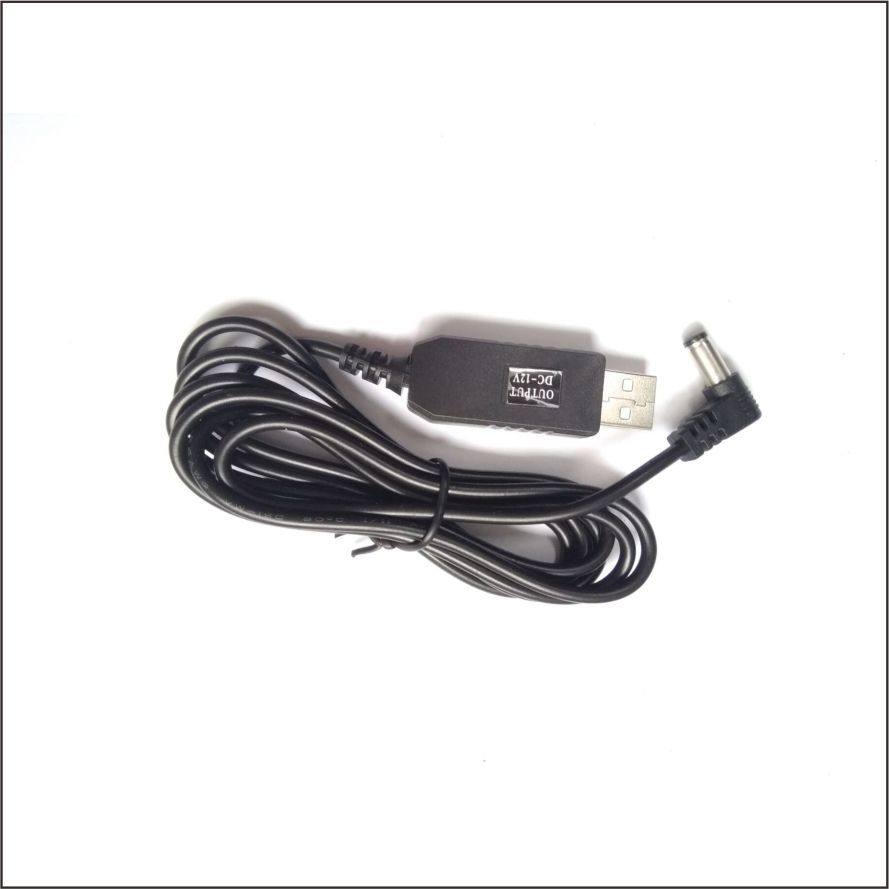 12V USB boost line car purifier electronic dog driving recorder Charger power supply line DC5.5 round head