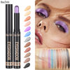 Eye shadow stick cross-border Amazon makeup BAOLISHI multi-color three-dimensional eye shadow twelve-color high-gloss thin flash eye shadow pen