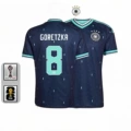 Germany away jersey, number 8 with captain's armband