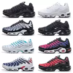 Cross-Border Tn Series Air-Cushion Shoes for Men and Women, Shock-Absorbing Breathable Shoes, Outdoor Sports Couple Shoes, Casual Running Shoes 36-47 #