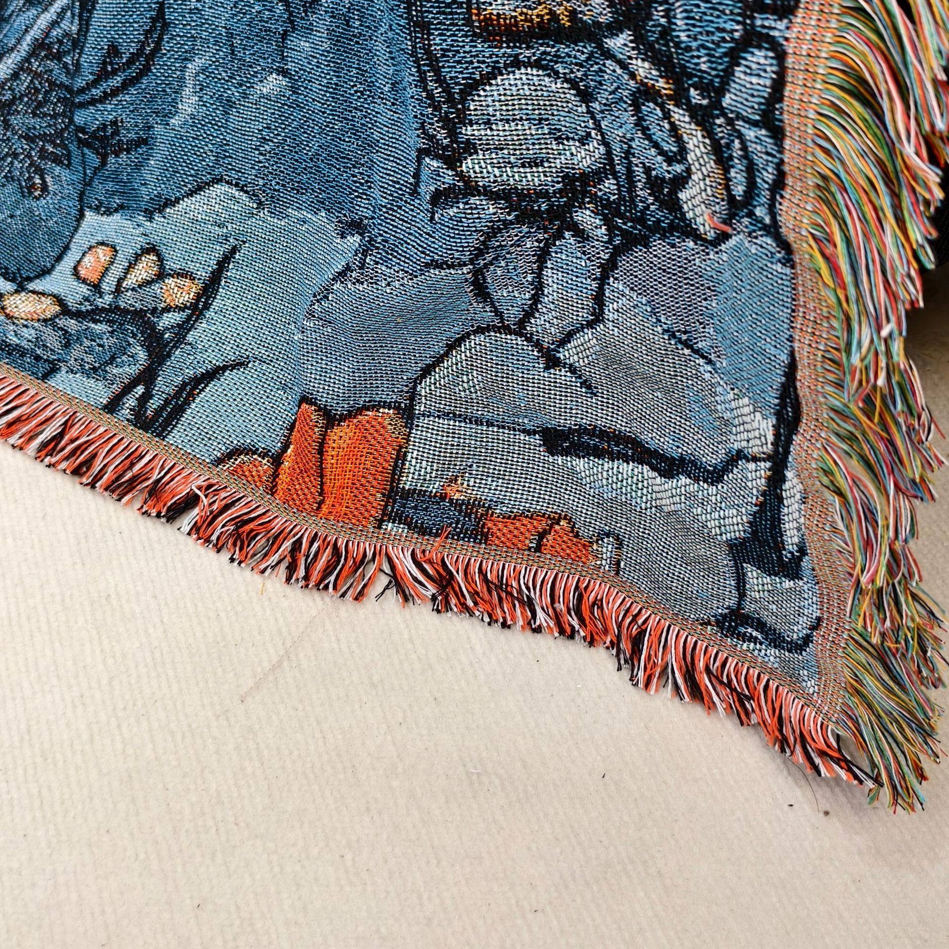 Professional Custom-Made Line Blankets, Office Nap Blankets, Customizable in Size, Customizable with Drawings or Samples, Large Quantity Discounts Available