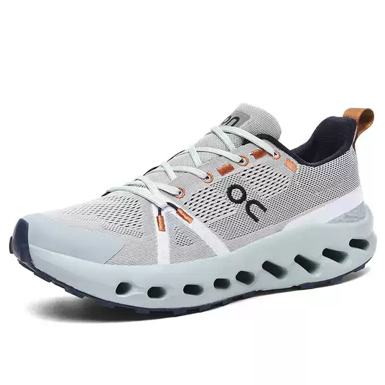 2024 fall new casual sports breathable outdoor running shoes men's lightweight shock-absorbing running shoes lightweight marathon