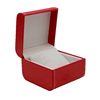 Curved Flip-Top Genuine Leather Watch Box Manufacturer Watch Box High-End Watch Jewelry Storage Packaging Box Pu Leather Watch Box