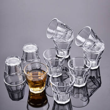 Household Thick Bottom Glass Liquor Glass suit One-piece Wine Utensils New Style High-value Wine Dispencer Bullet Head Cup Wine Cup