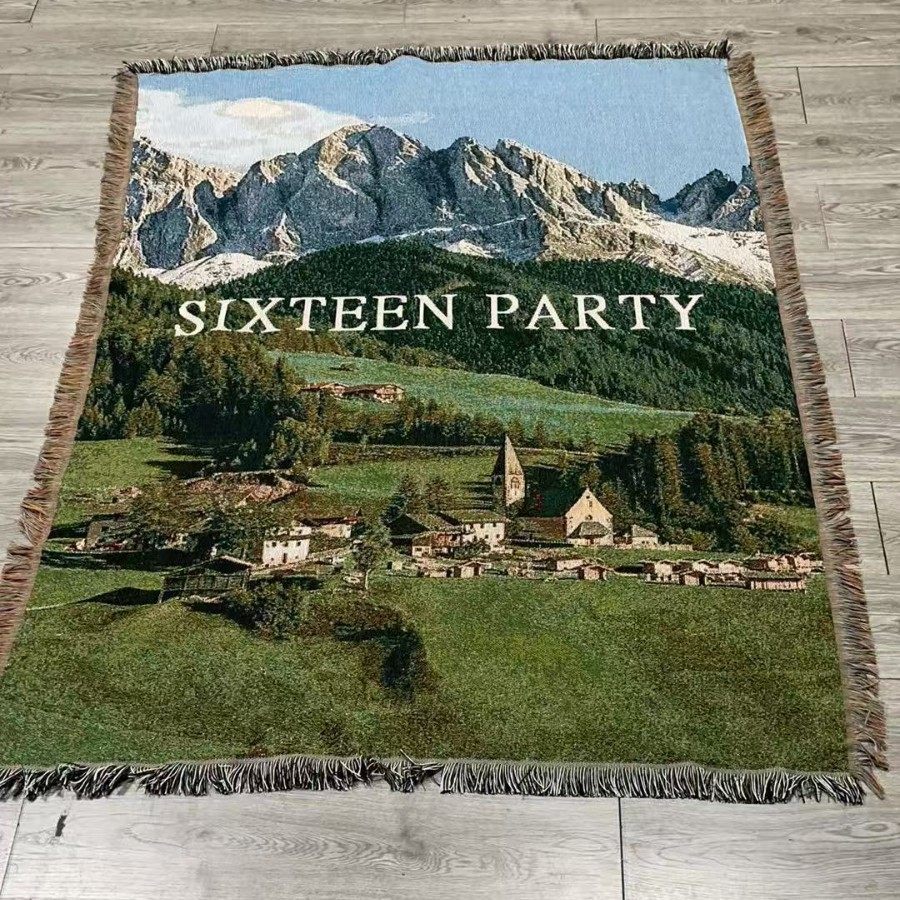 Customized Cross-Border Blankets from the Source Factory, Including Throw Blankets, Sofa Blankets, Knitted Blankets, Cover Blankets, Background Tapestries, and Outdoor Blankets