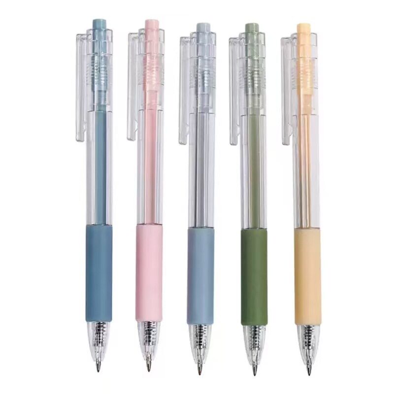 Morandi Color Cute Little Fresh Press Office Gel Pen Black 0.5 Student Stationery Prize Gift Wholesale