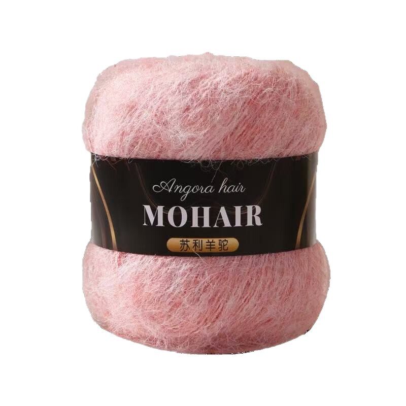 Suli Alpaca Mohair 25g Medium Thick Long Hair Mohair Thread Hand-Knitted Wool Hat Scarf Export